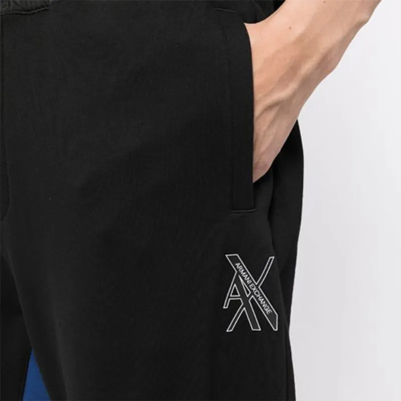 ARMANI EXCHANGEAE FW21 Knitted Sports Pants Men's Black-4