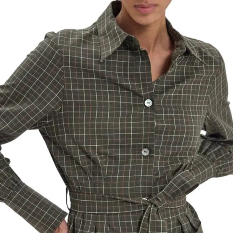 INES DE LA FRESSANGE Long Sleeved Dress Women's Green-4
