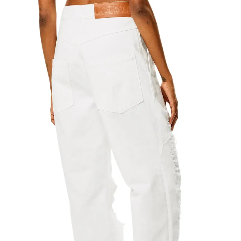 LOEWE Jeans Women's White-5