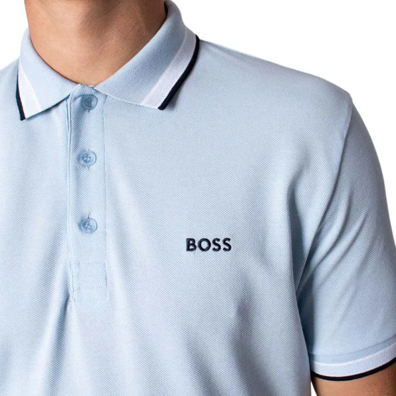 HUGO BOSS SS23 Polo Shirt Men's Light Blue-3