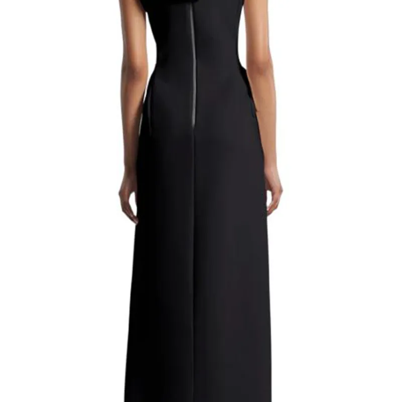 Maticevski Mannerism Side slit Dress-5