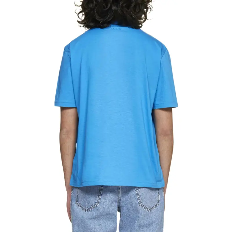 Lanvin T Shirts Men Blue-3