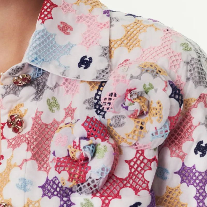 CHANEL 24 New Spring And Summer Arrivals Jackets Coats Women's Multicolor-3