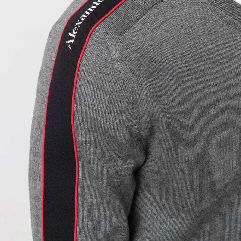 Alexander McQueen Logo Tape Crewneck Jumper-5