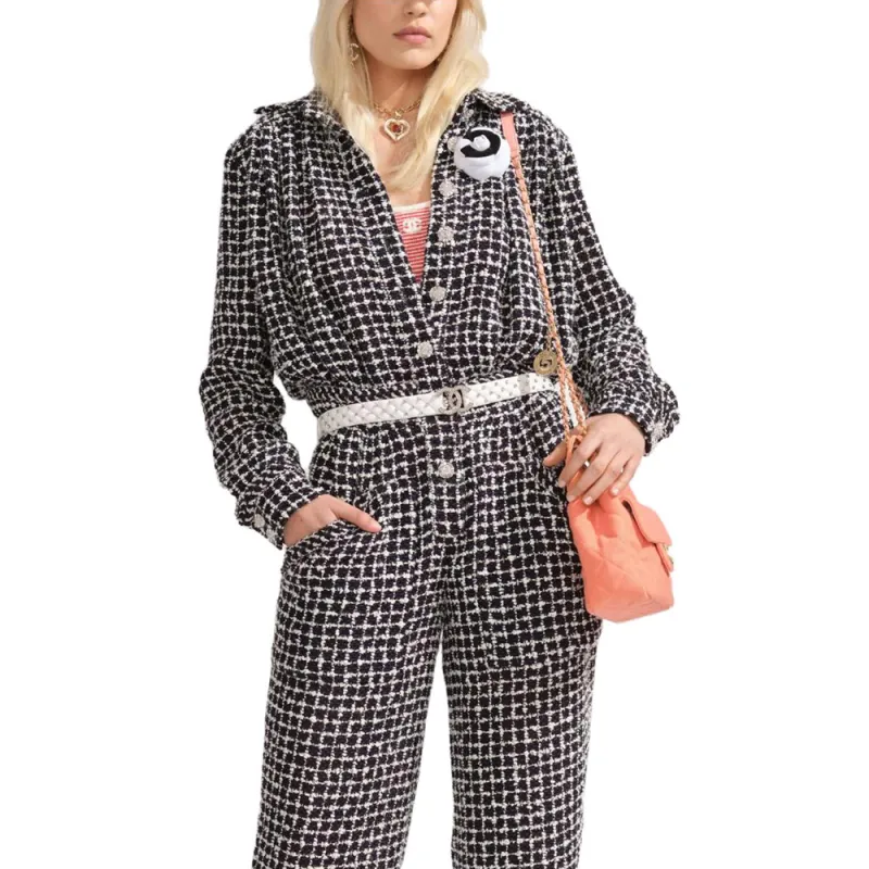 CHANEL Jumpsuits Women's Black-2
