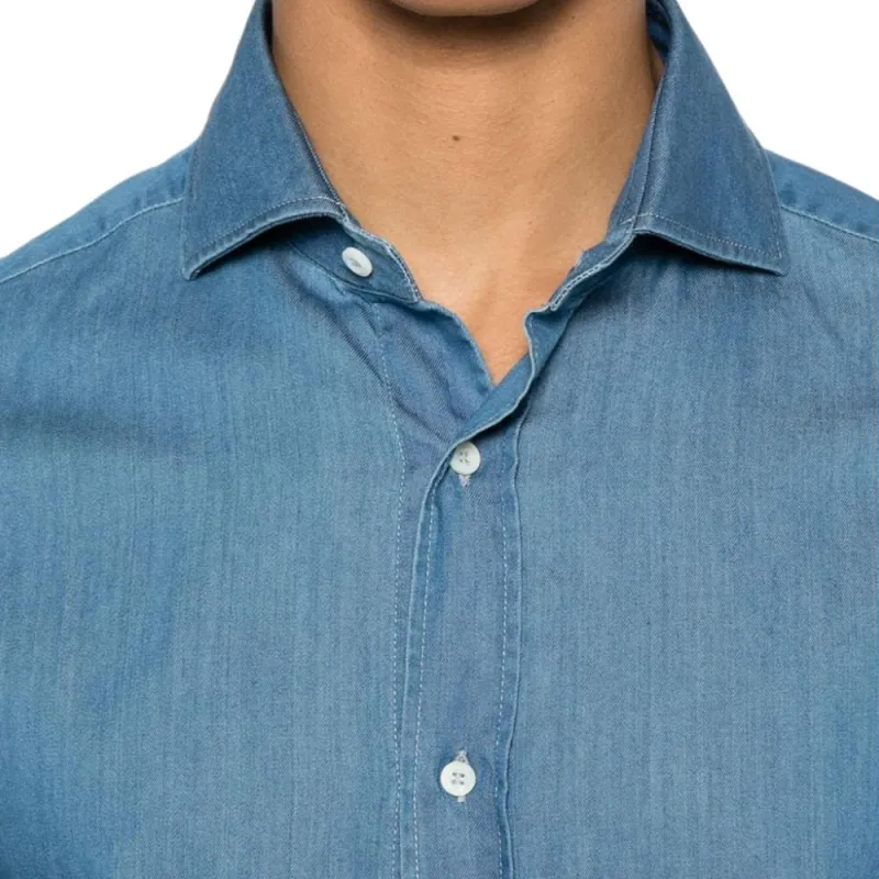 Brunello Cucinelli Buttoned Long Sleeved Shirt-5