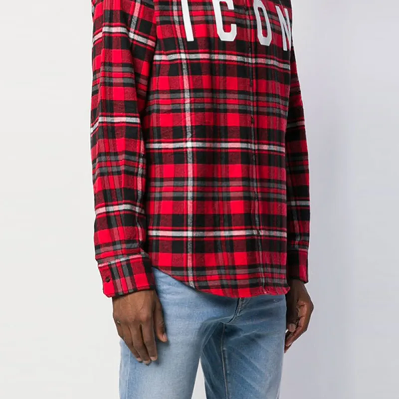 DSQUARED 2 Shirts Men Red-4