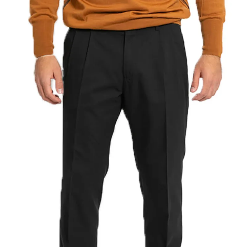 Zzegna Casual Pants Men's Black-4