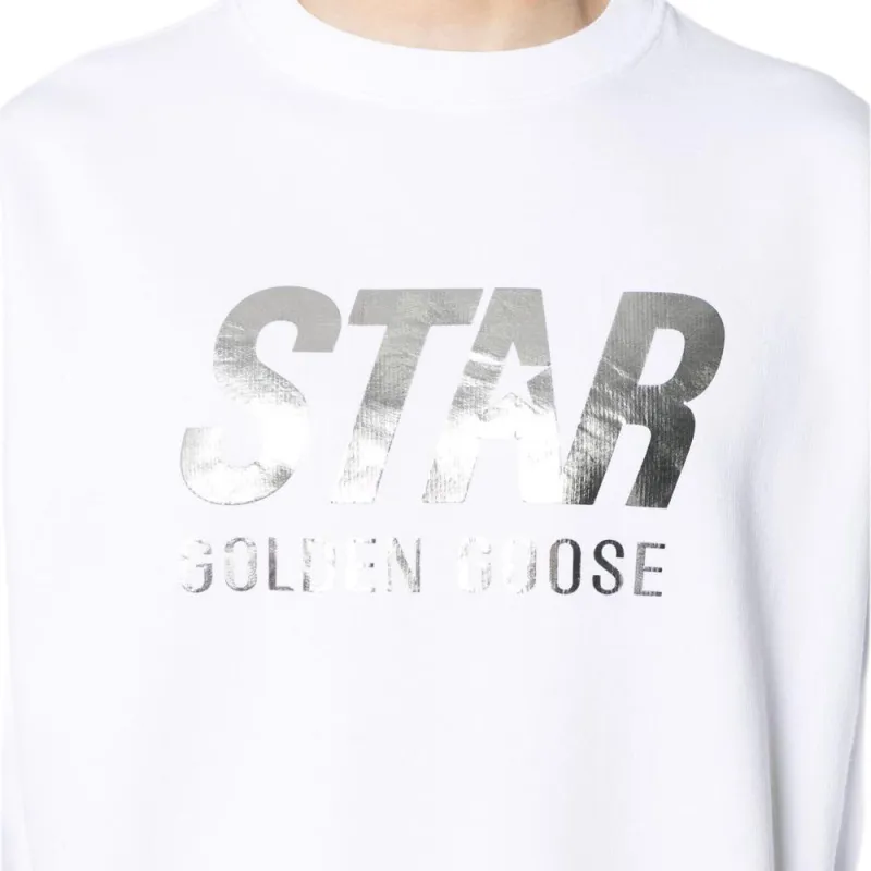 Golden Goose Logo Printed Crewneck Sweatshirt-5