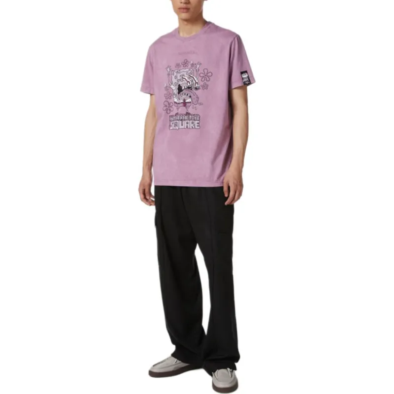 Iceberg Pattern Printed Crewneck T Shirt-3