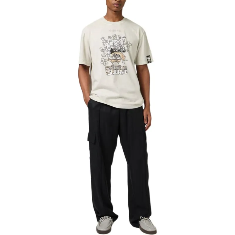 Iceberg Pattern Printed Crewneck T Shirt-3