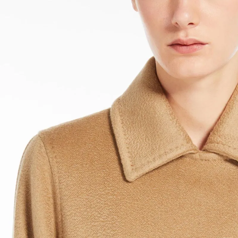 MaxMara Tie waist Virgin Wool Coat-4