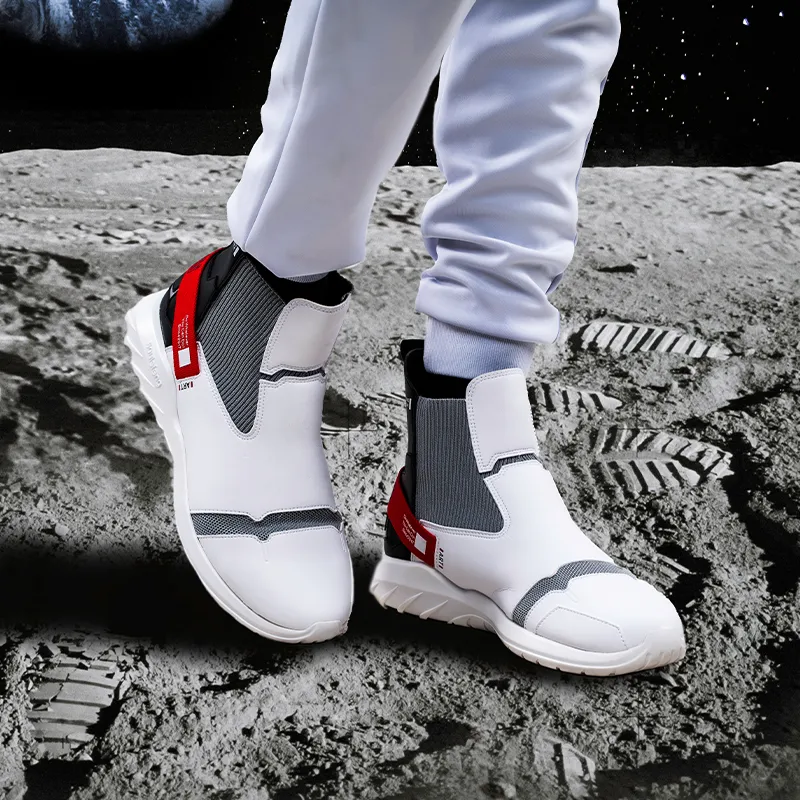SOULSFENG High Top Training Shoes Unisex White-8