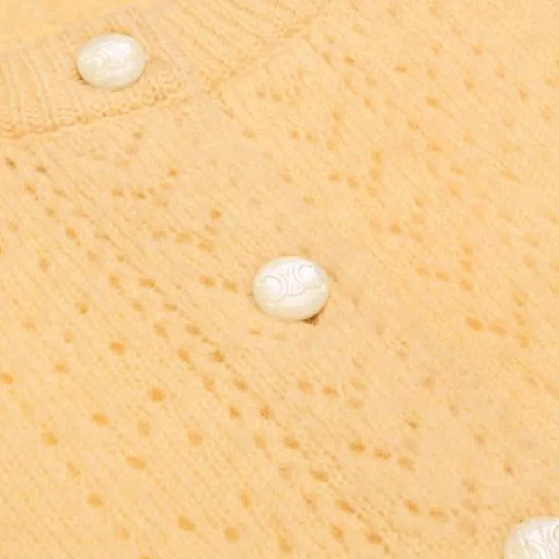 CELINE Cardigan In Shetland Pointelle-3