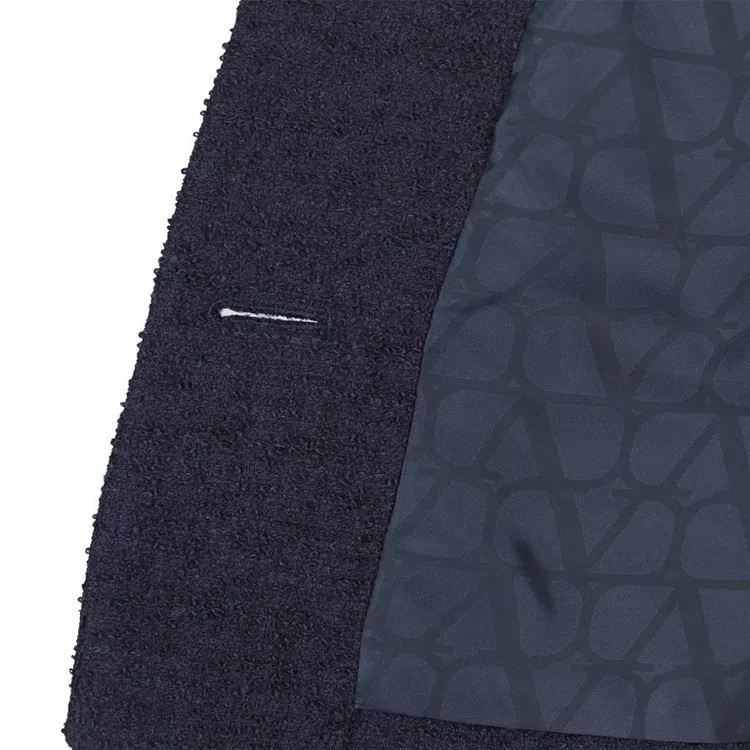 Valentino VLogo Tweed Long Sleeved Jacket-6