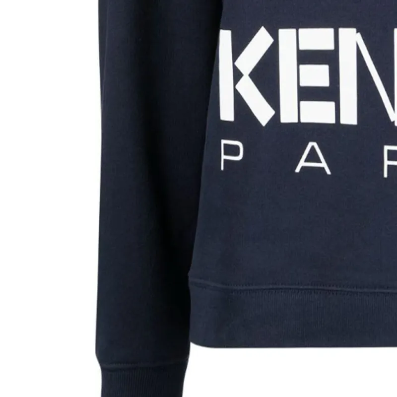 KENZO Logo Printed Crewneck Sweatshirt-11