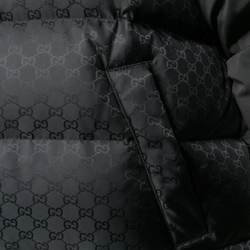 GUCCI Monogram Padded Coat-4