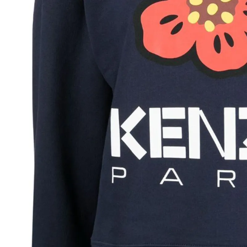KENZO Logo Printed Crewneck Sweatshirt-8