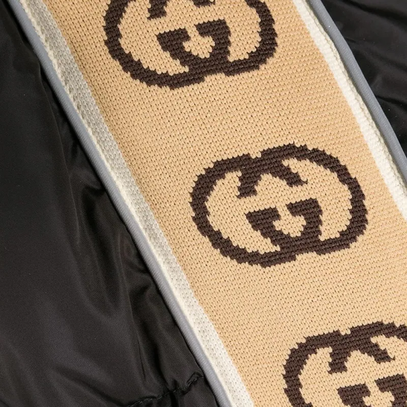 GUCCI Monogram Padded Coat-5