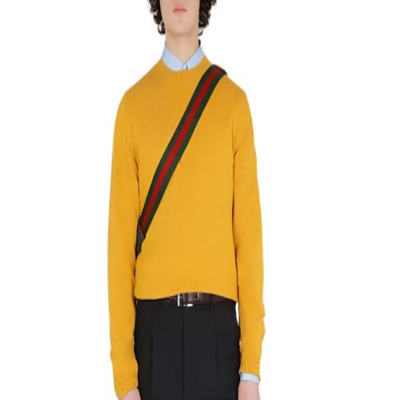 GUCCI Horsebit Knitted Crewneck Jumper-3