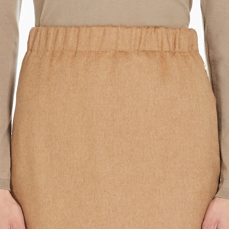 MaxMara Casual Short Skirts Women's Camel-5