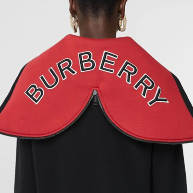 Burberry Sweatshirt Jacket Women's Black-5