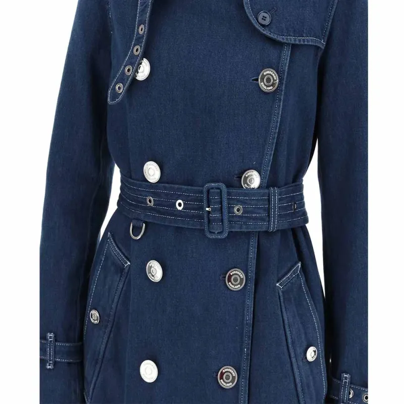 Burberry SS21 Trench Coat Women's Blue-2