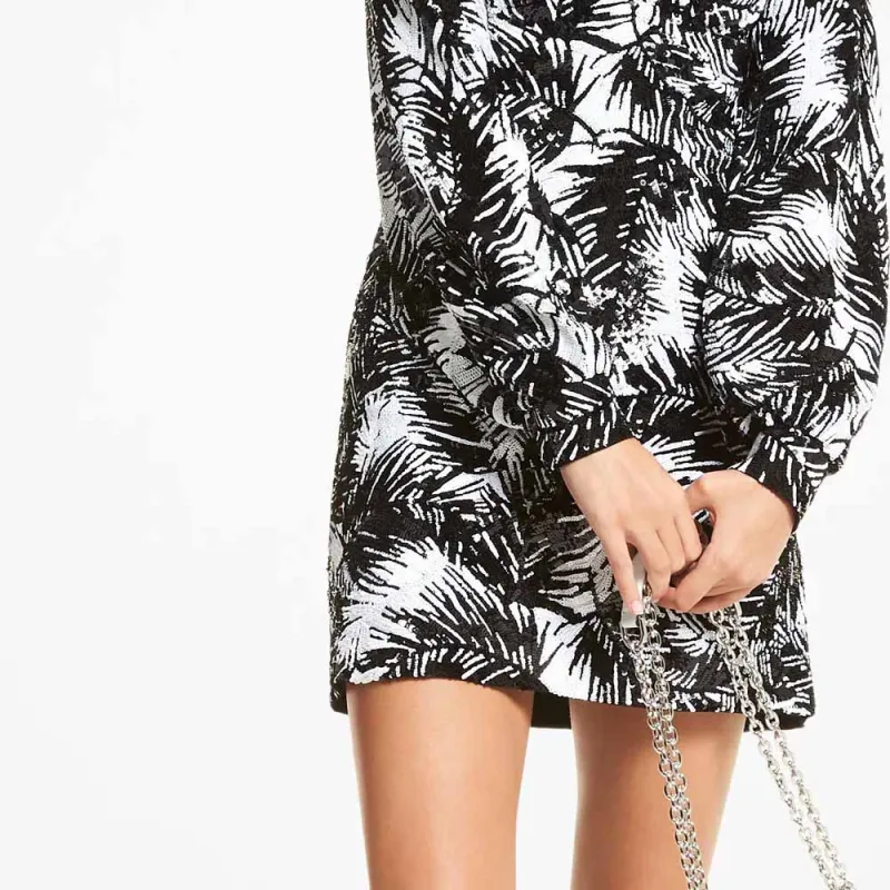 MICHAEL KORS SS22 Long Sleeved Dresses Women's Black-4