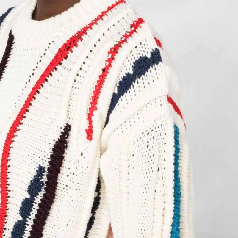 Golden Goose Stripe pattern Wool Jumper-5