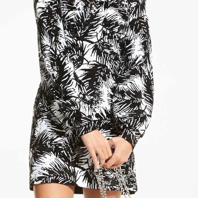 MICHAEL KORS SS22 Long Sleeved Dresses Women's Black-2