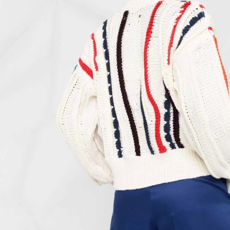 Golden Goose Stripe pattern Wool Jumper-4