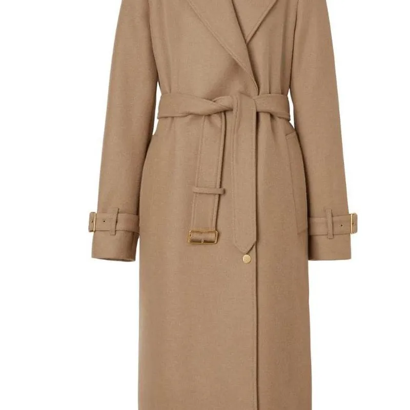 Burberry Velvet Jackets Women's Camel-2
