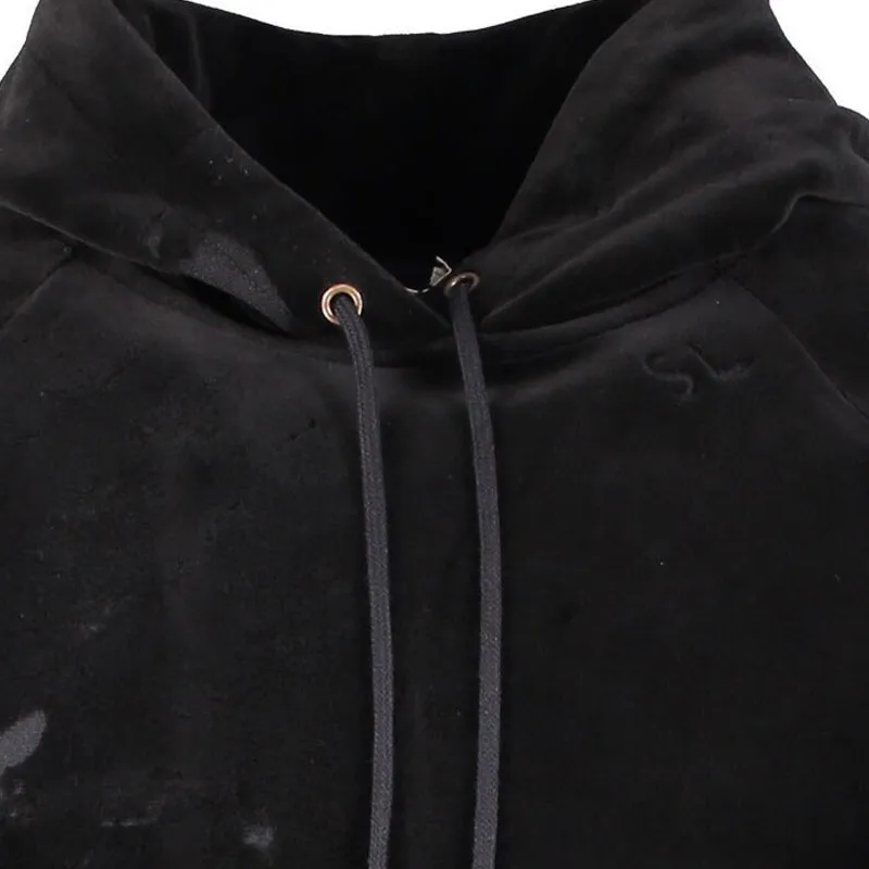SAINT LAURENT Distressed-effect Hoodie-5