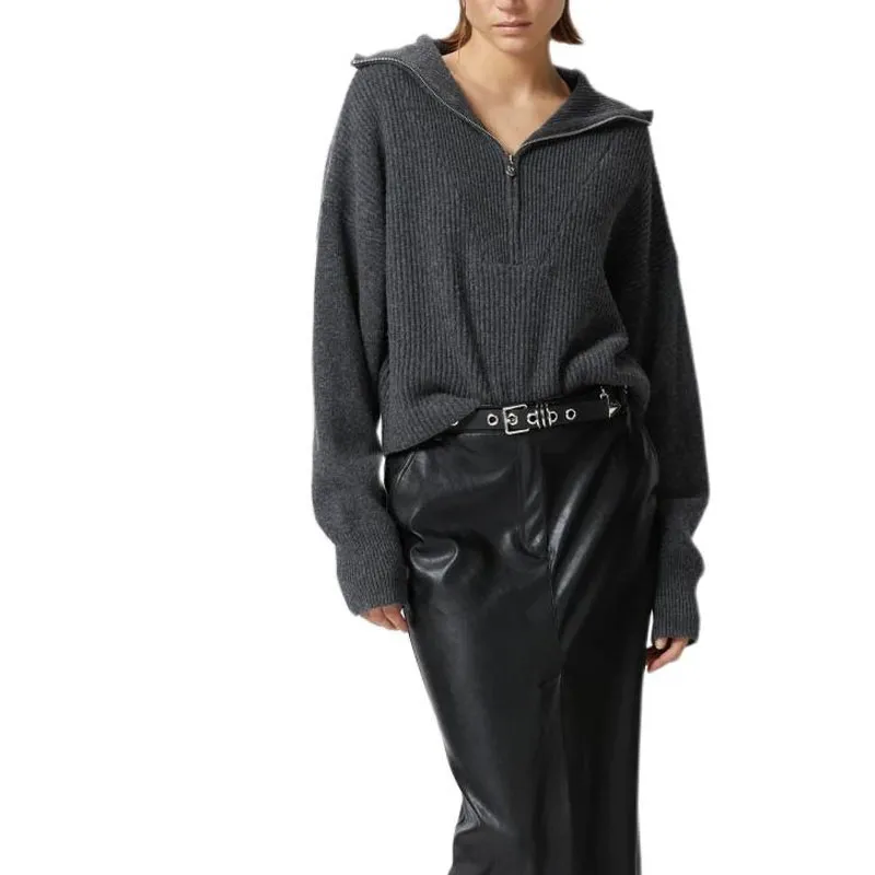 PINKO Half Zipped Knitted Jumper-2