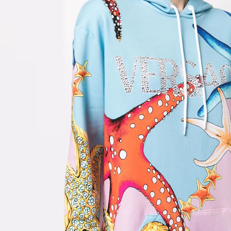 VERSACE Long-Sleeved Dresses Women's Light Blue-1