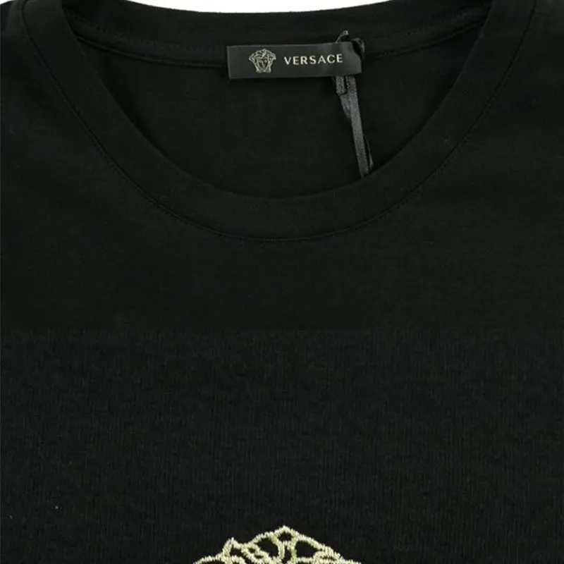 VERSACE T Shirts Men Black-2