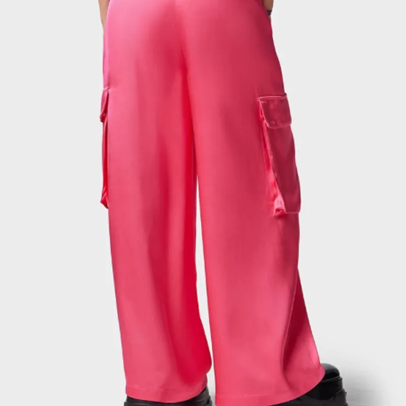 VERSACE Casual Pants Women's Pink-4