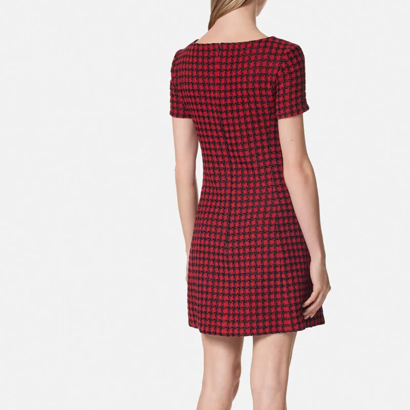 VERSACE Medusa '95 Checked Mini Dress-2
