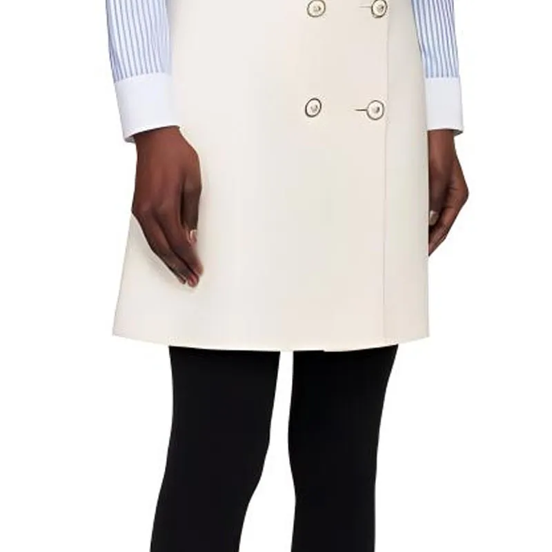 VERSACE Casual Short Skirts Women's White-4