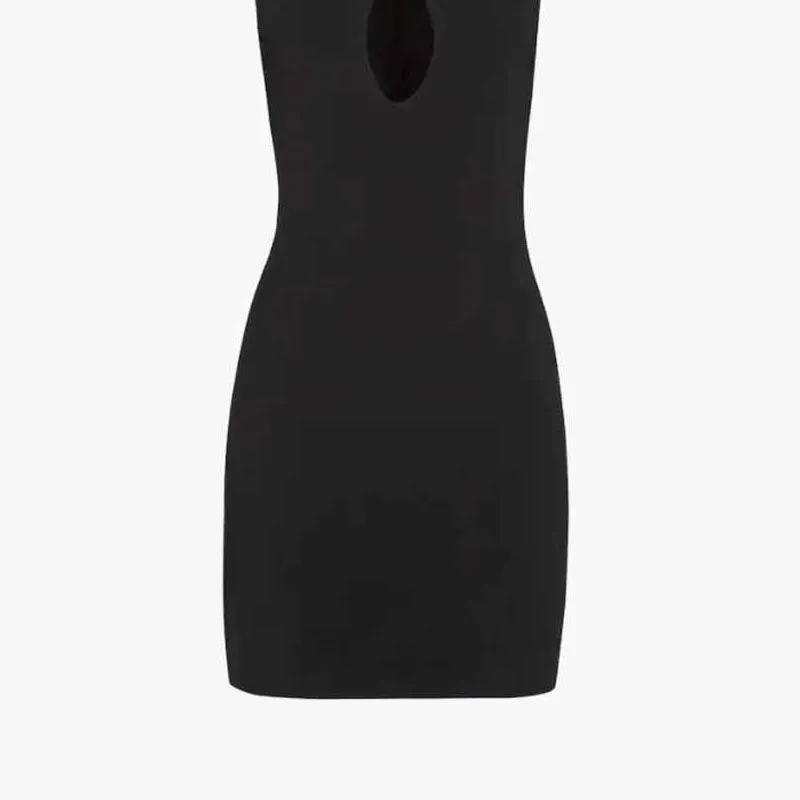 Versace X FENDI X VERSACE Sleeveless Dresses Women's Black-4