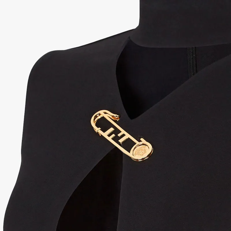 Versace X FENDI X VERSACE Sleeveless Dresses Women's Black-2