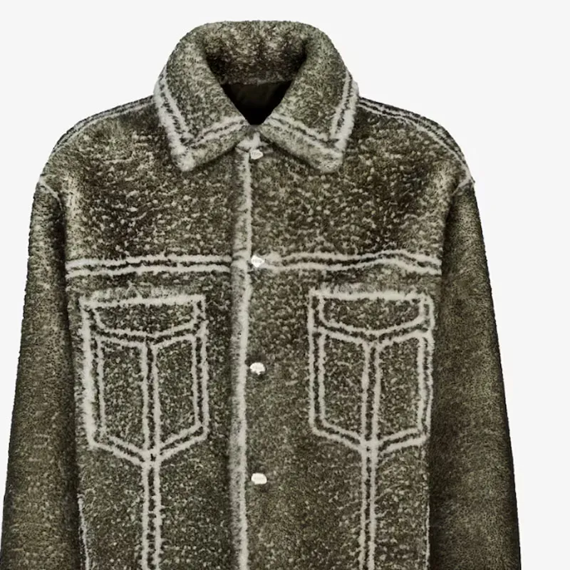 FENDI Jackets Coats Men's Green-4