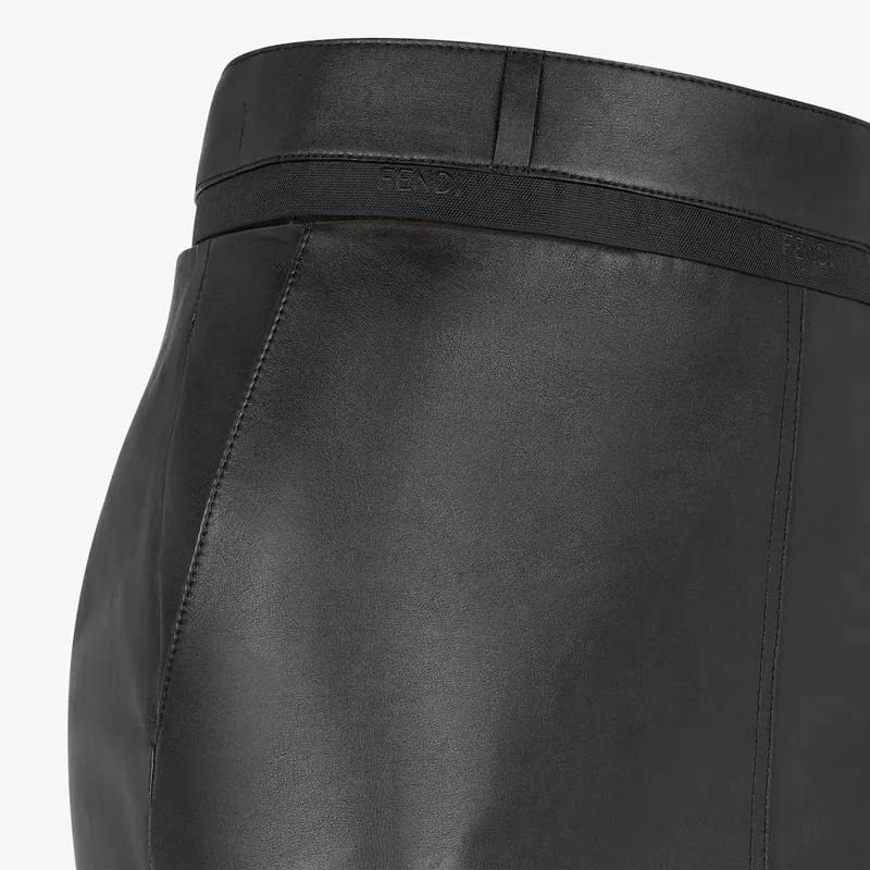 FENDI Casual Short Skirts Women's Black-3