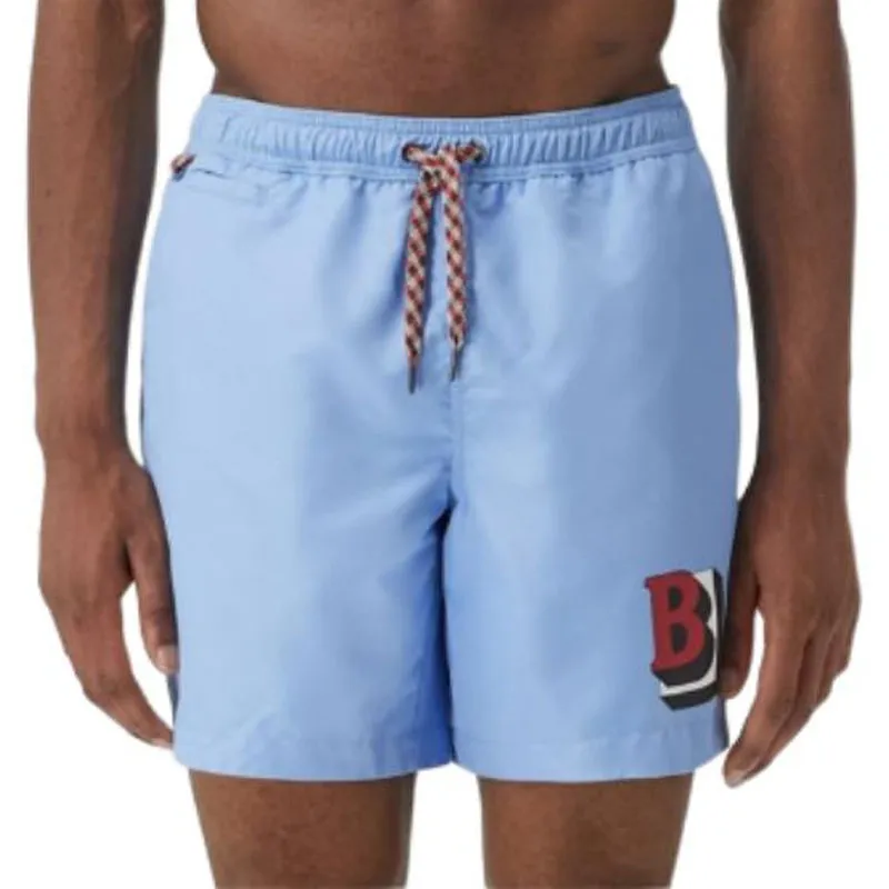 Burberry Swimming Shorts Men's Blue-1