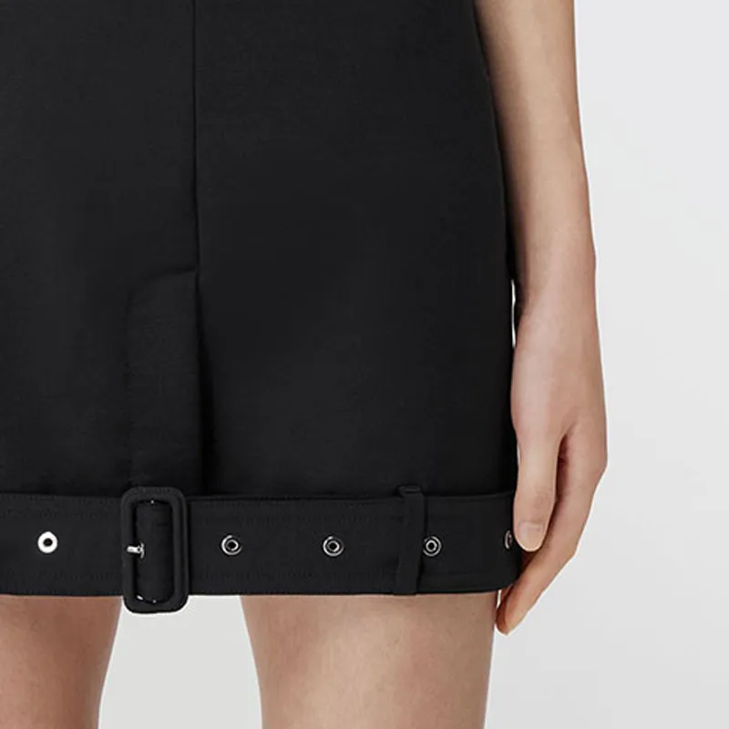 Burberry Casual Short Skirts Women's Black-4