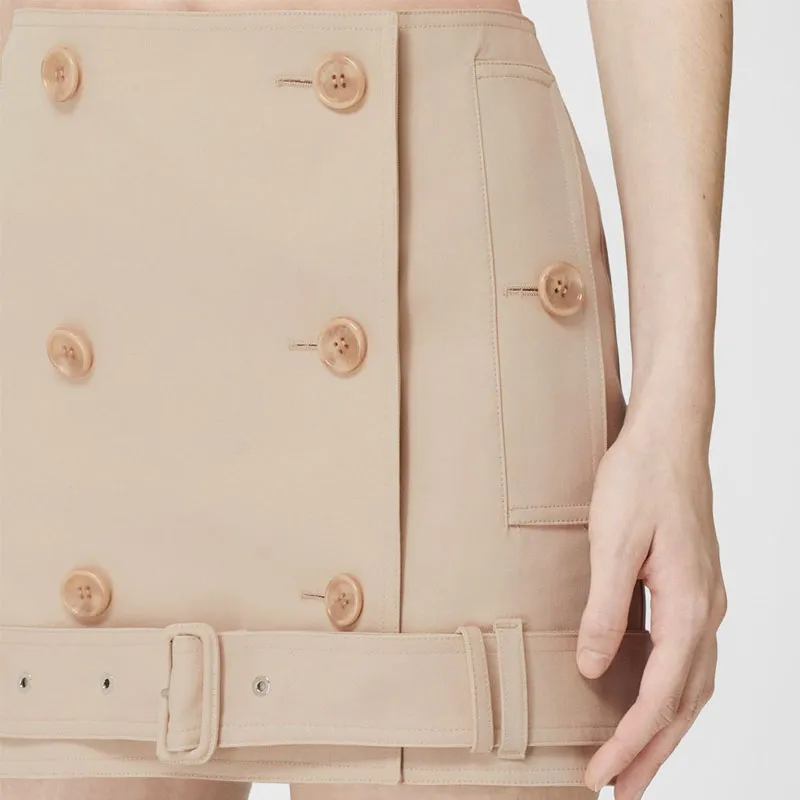 Burberry Trench Mini Skirt 'Soft Fawn'-4