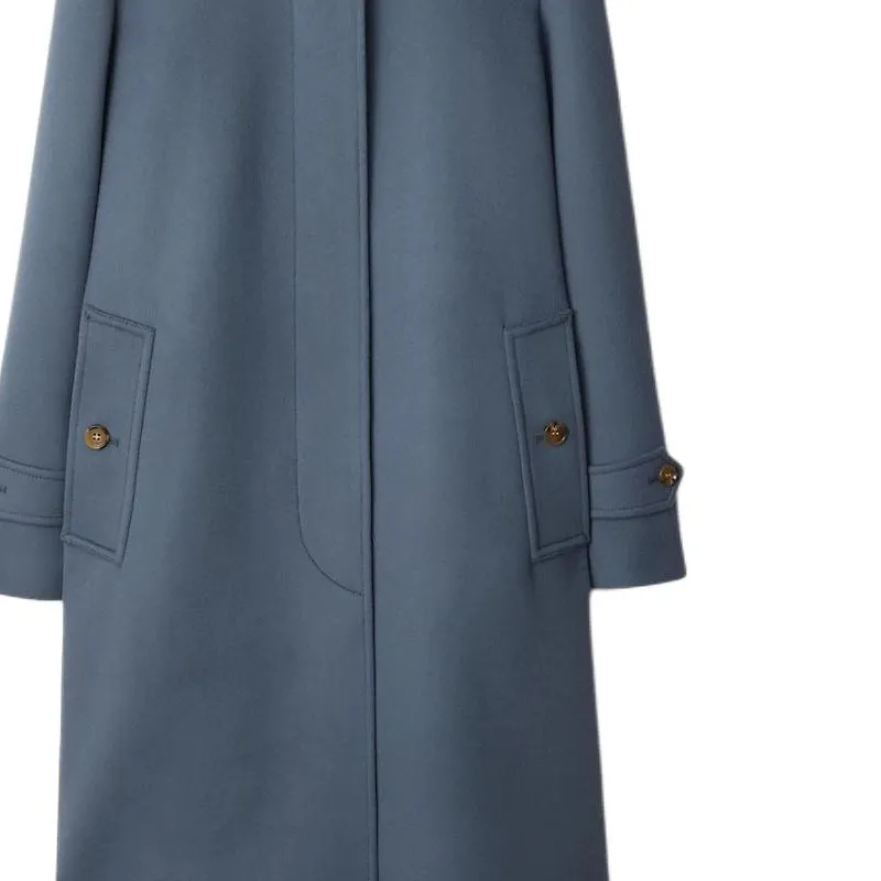 Burberry Coat Women's Steel Blue-2