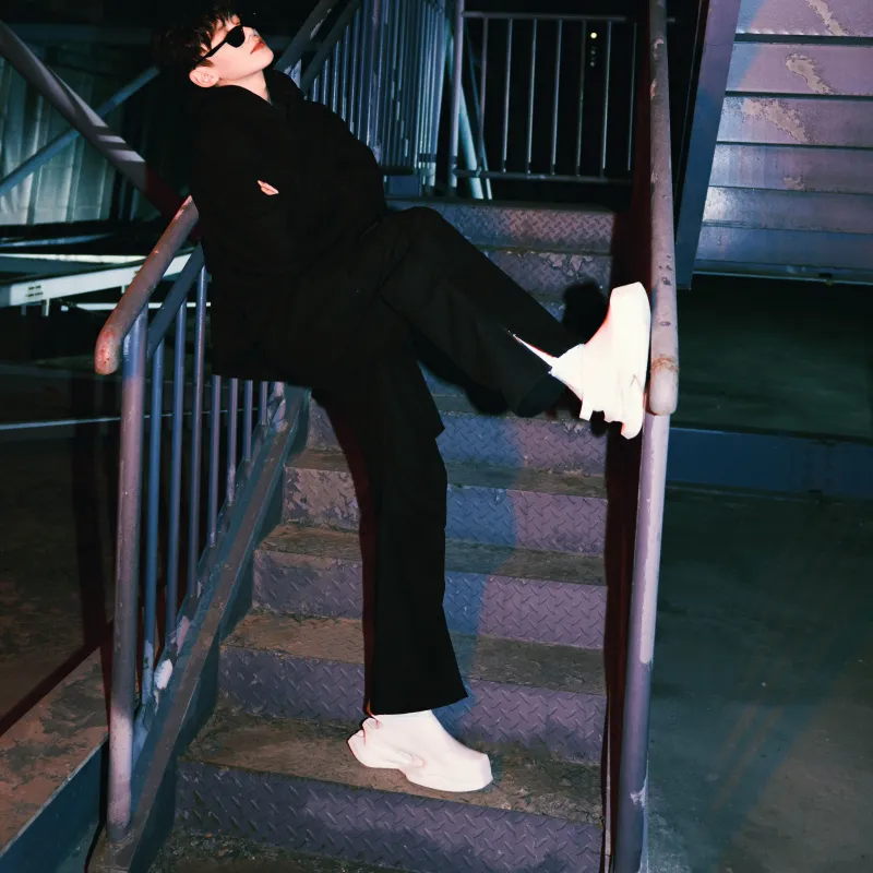 SCRY X GOODBAI x GQ 3D Printed Shoes Men's White-6