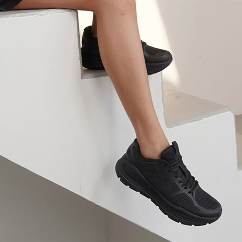 BMAI Pure The Expeditionary Low Top Sprint Running Shoes Women's Knight Black-6