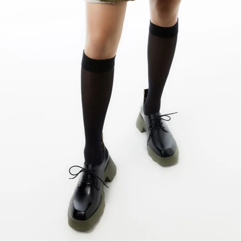 Lost In Echo Derby Shoes Women's Black-8